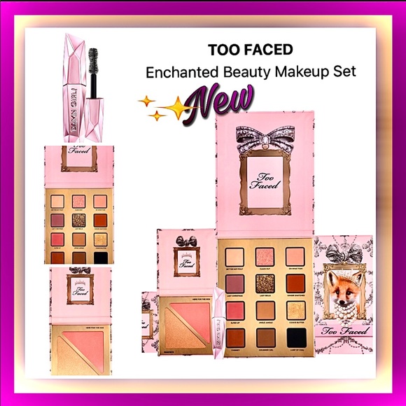 🆕Too Faced 🍫💕Enchanted Beauty Makeup Sets - Picture 2 of 5